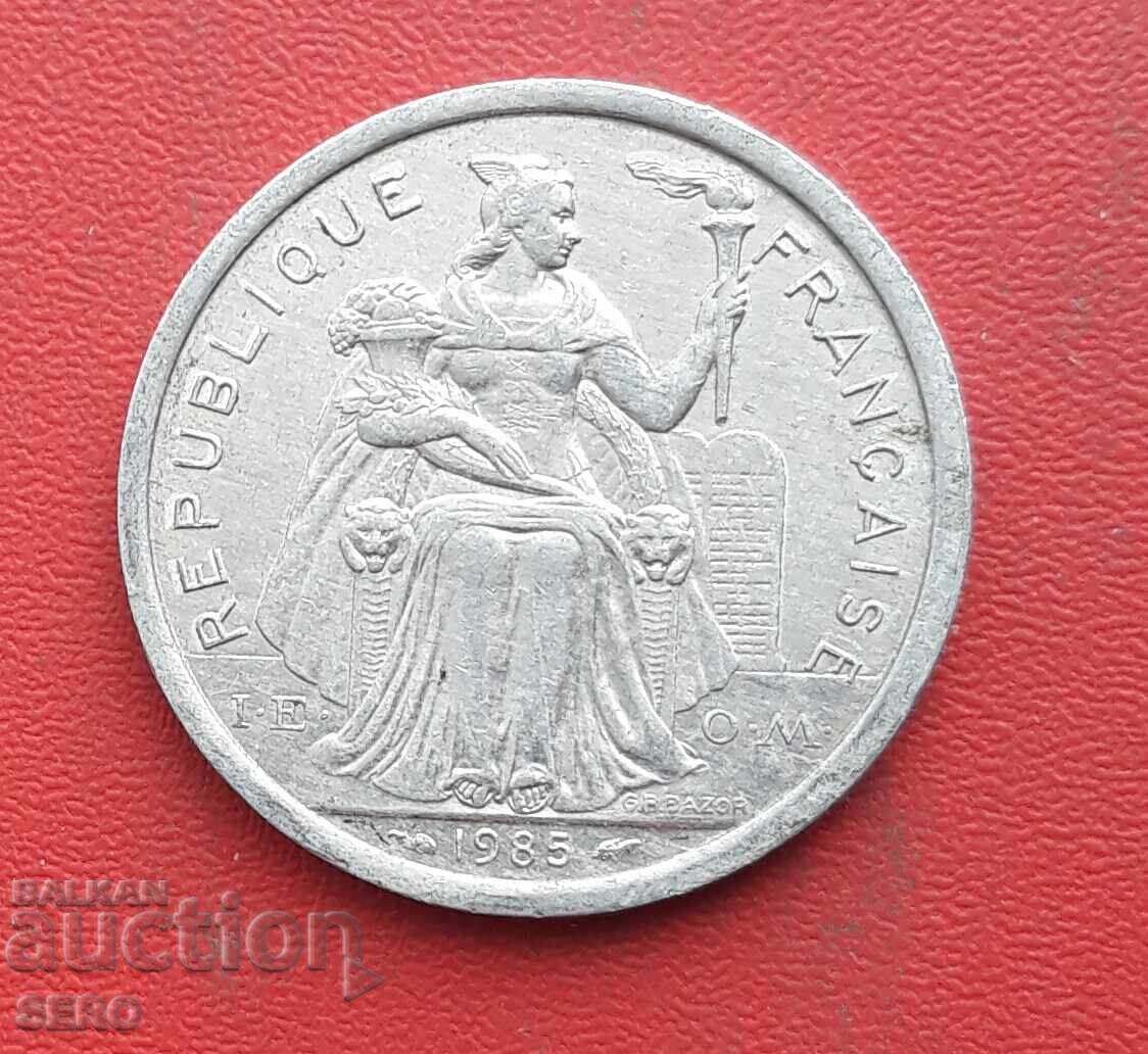 French Polynesia-2 francs 1985 with price 1.51 BGN | € 0.77 French Polynesia-2 francs 1985 with price 1.51 BGN | € 0.77