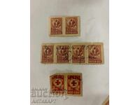 8 timbre de taxă pentru cotizația de membru SBSDJ și CRB