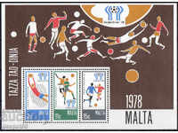 1978. Malta. Cupa Mondială de Fotbal, Argentina. Bloc