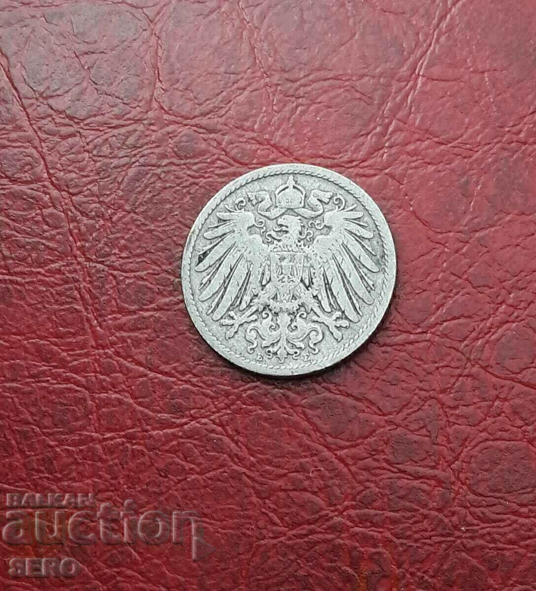 Germania-10 pfennig 1893 E-Muldenhüten-foarte rar cu preț 23.00 BGN | € 11.76 Germania-10 pfennig 1893 E-Muldenhüten-foarte rar cu preț 23.00 BGN | € 11.76
