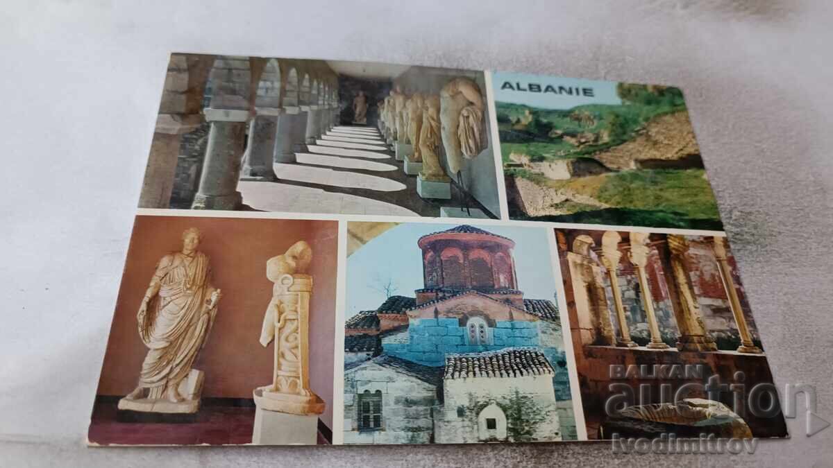 Ευχετήρια κάρτα Αλβανία Κολάζ Ευχετήρια κάρτα Αλβανία Κολάζ