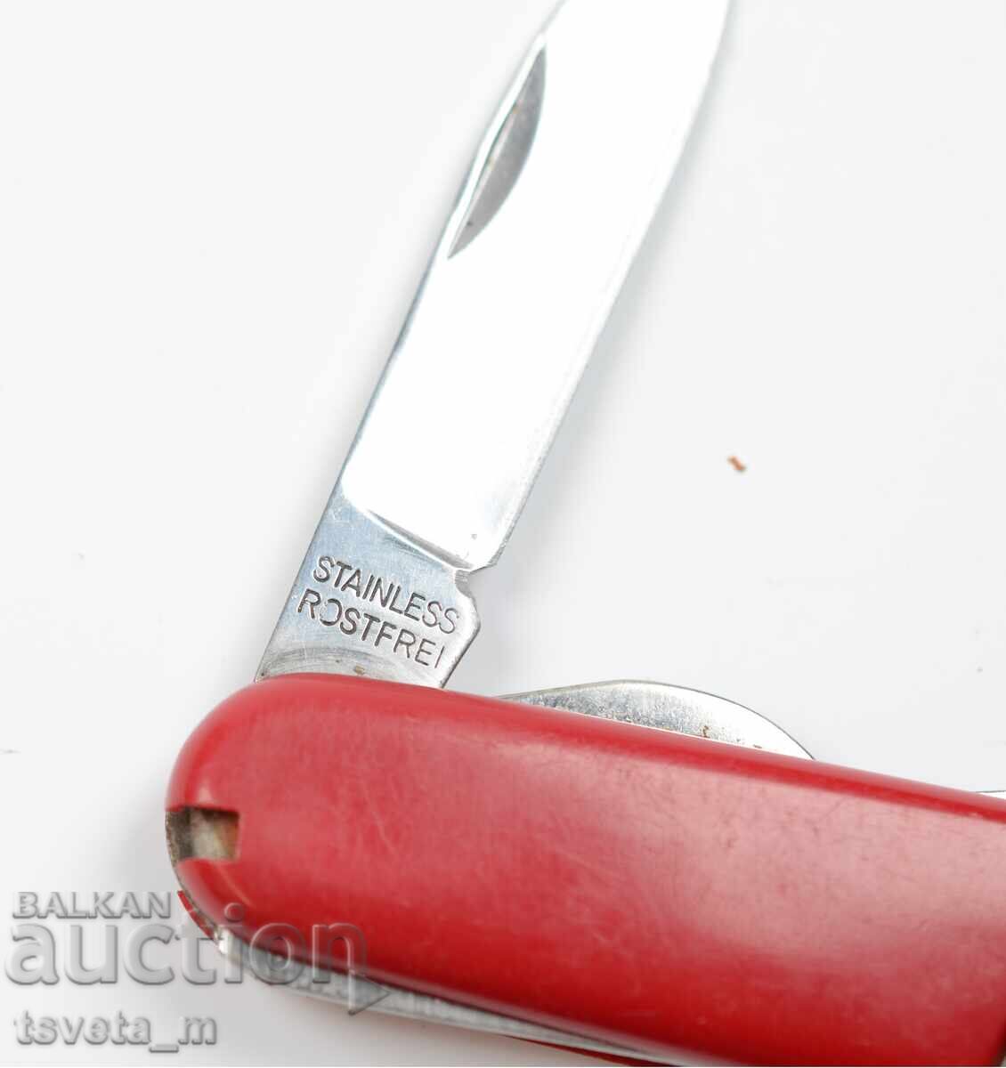 Παλαιό τσεπάκι μαχαιράκι με 4 εργαλεία - 5