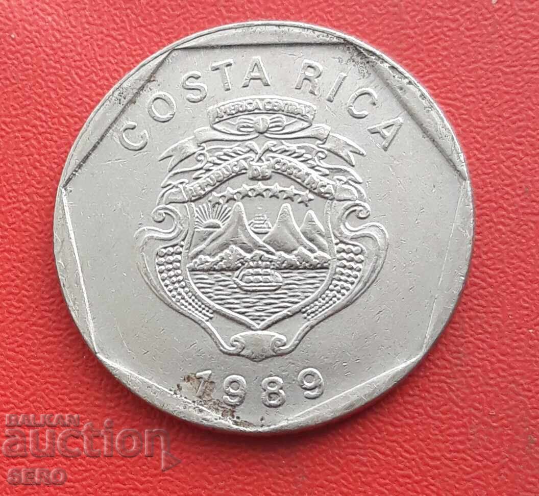 Costa Rica-5 coloni 1989 cu preț 0.60 BGN | € 0.31