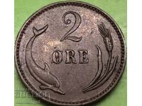 Danemarca 2 ore înainte 1902 - rar