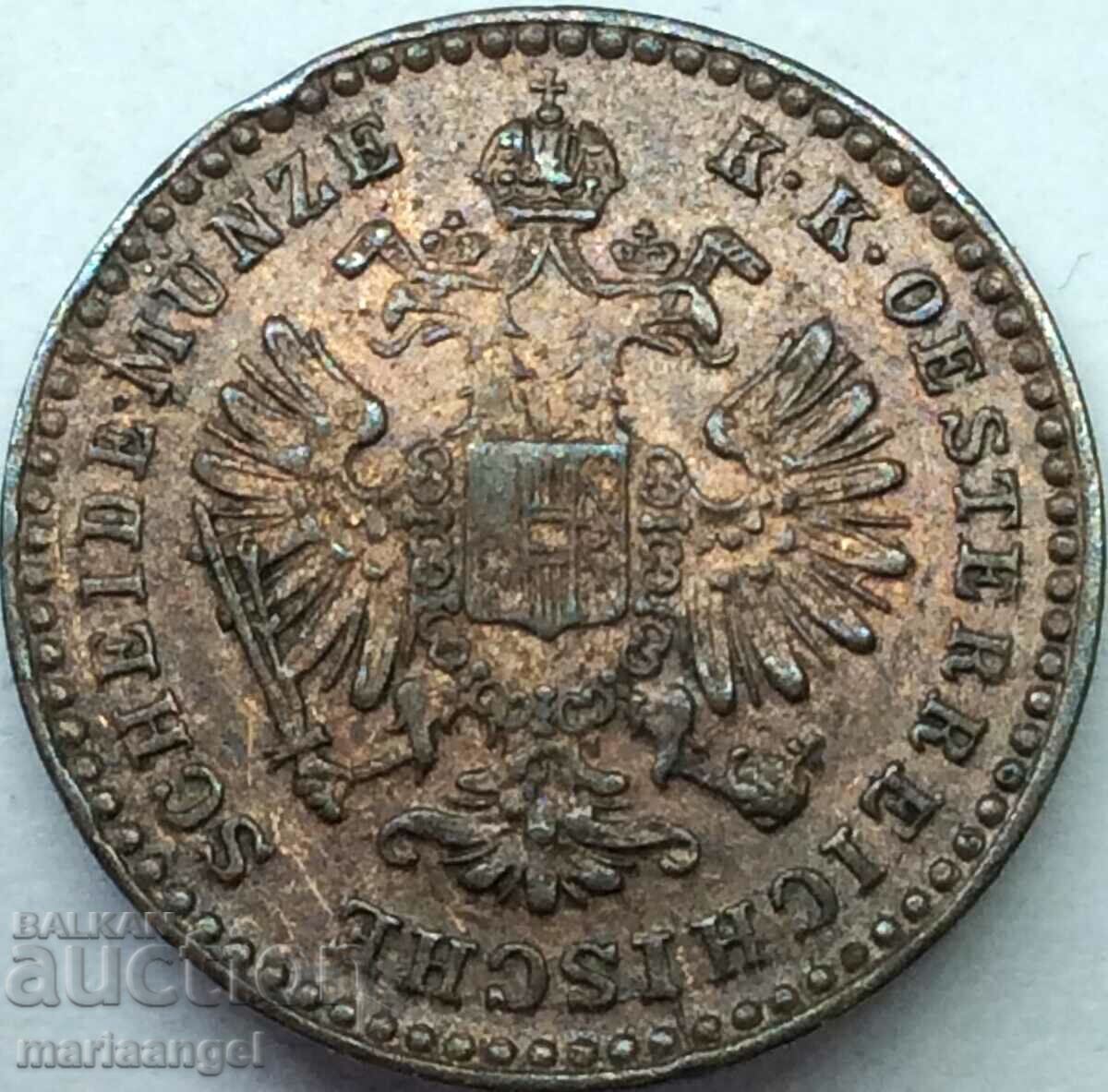 5/10 Kreuzer 1885 1 soldo Austria for Italy - 6