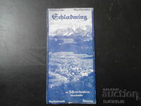 Hartă veche, ghid turistic, SCHLADMING