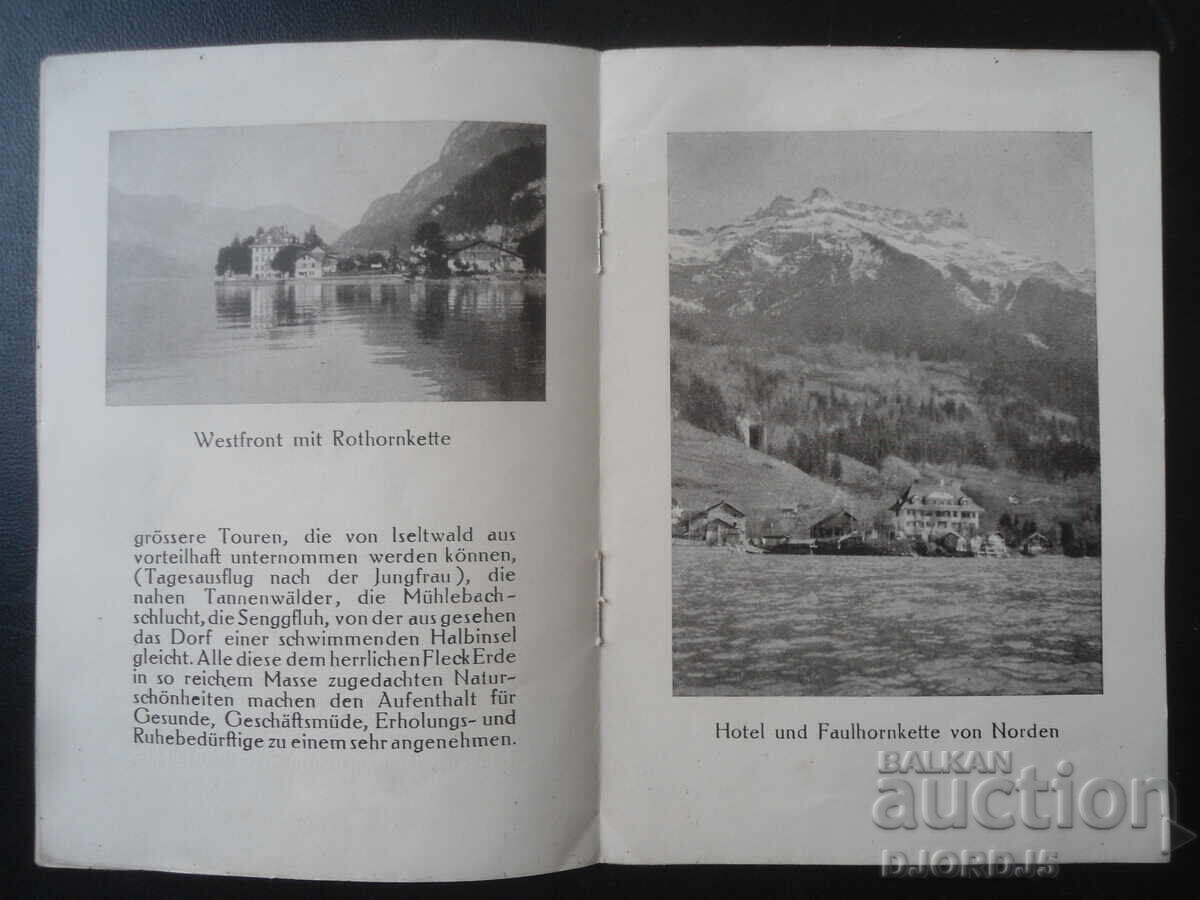 Auction  Old map, guidebook, ISELTWALD