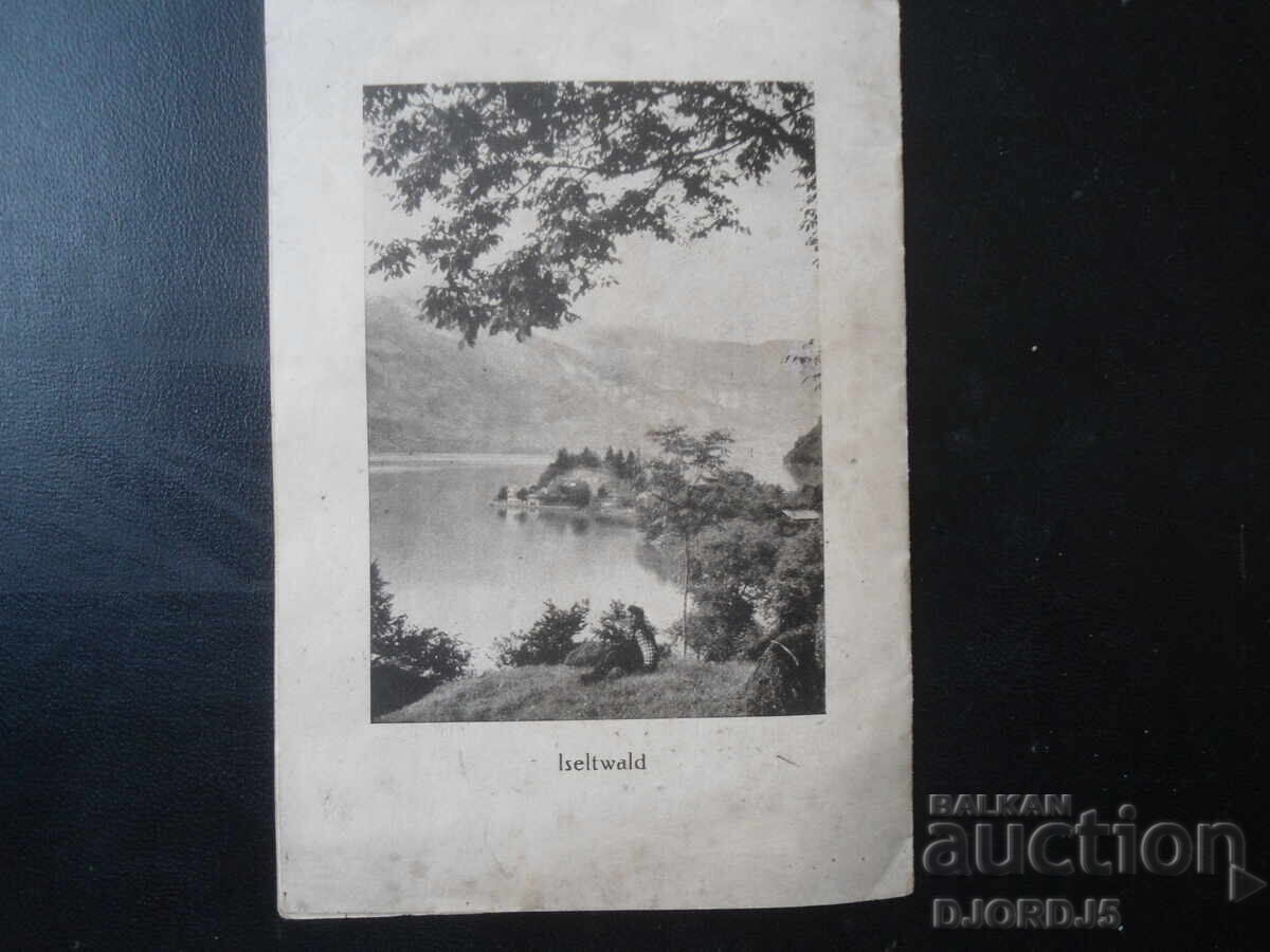 Old map, guidebook, ISELTWALD - 5