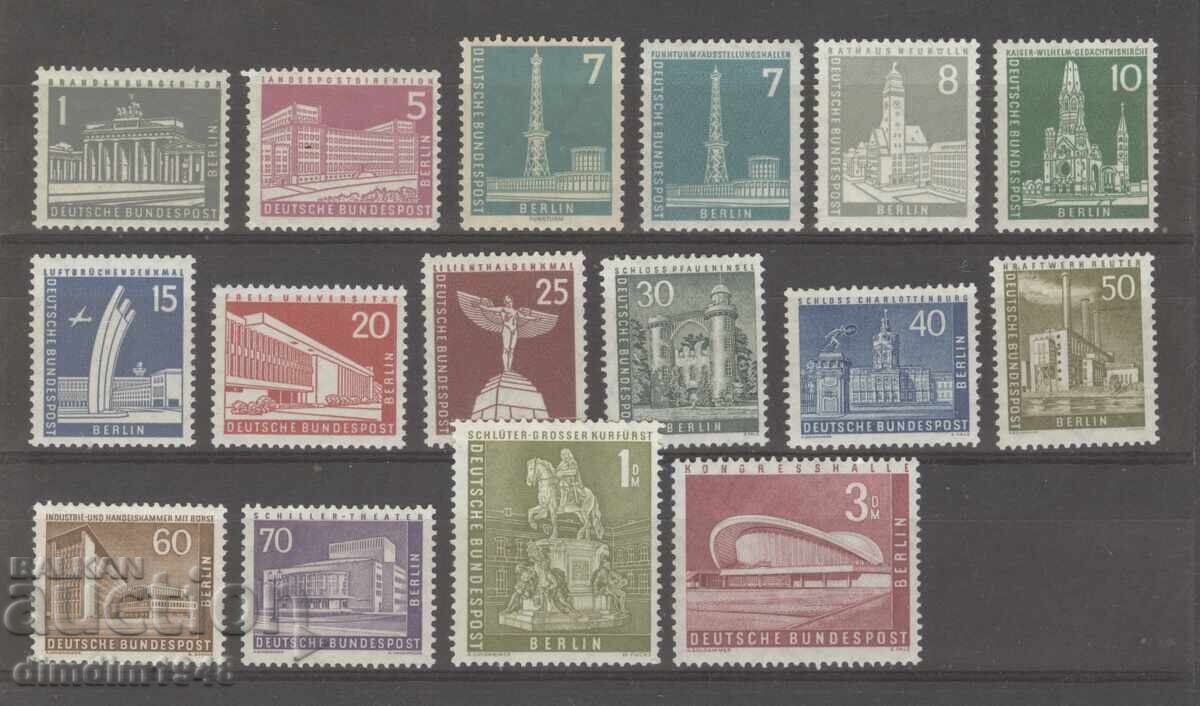 Germania "Berlin" 1956 - Michel №140/54 serie completă, curată