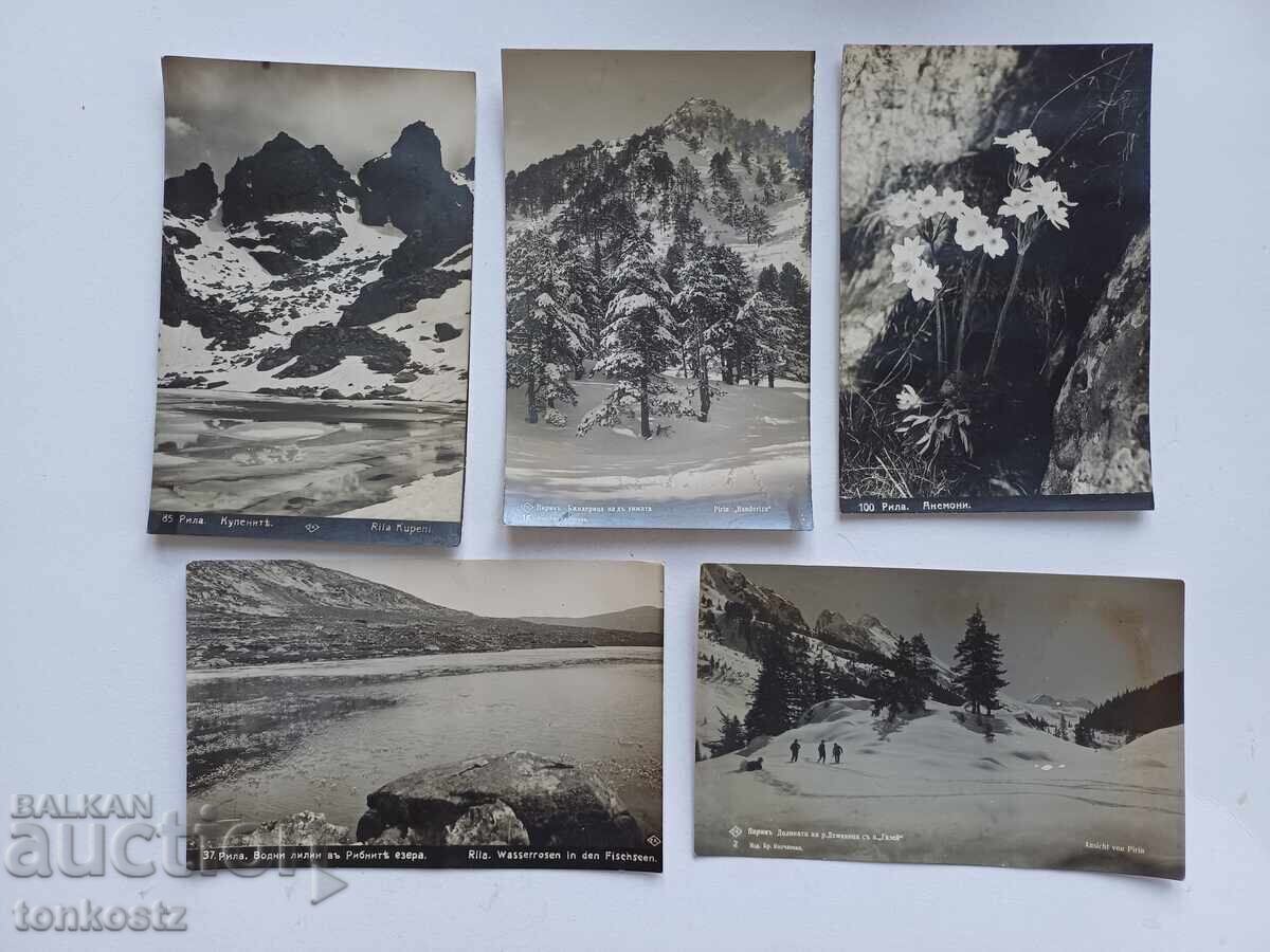 5 pcs. Postcards Paskov edition