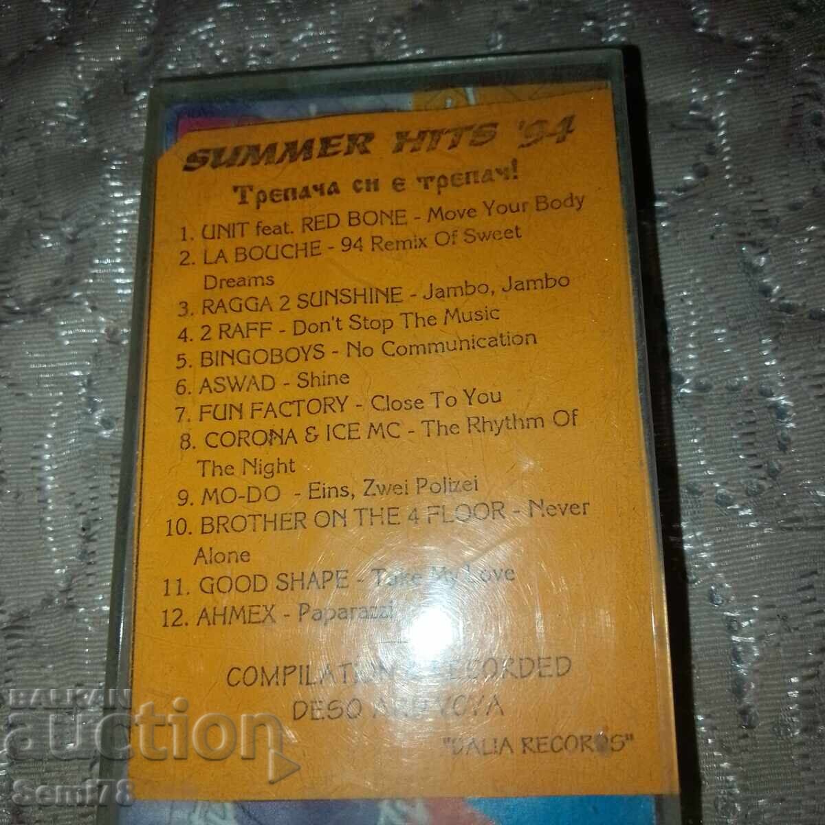 Summer Hits 94 - Audio Cassette