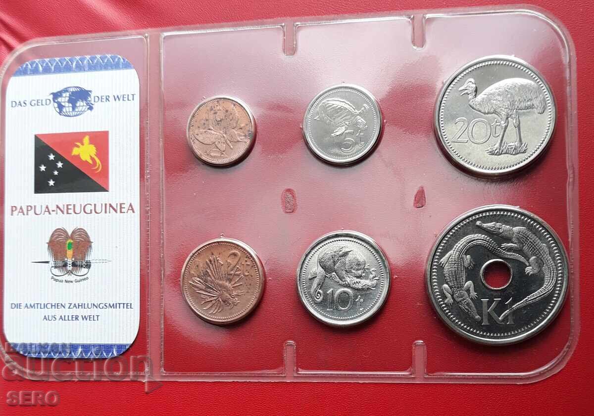 Аукцион Острови Папуа и Нова Гвинея-СЕТ 2004-2006 от 6 монети