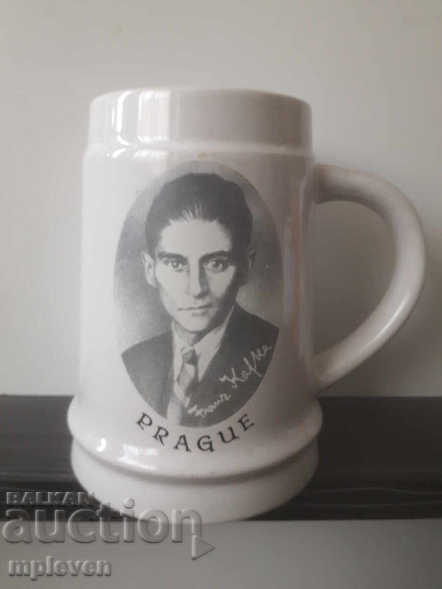 Porcelain Beer Mug Franz Kafka Porcelain Beer Mug Franz Kafka