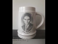 Porcelain Beer Mug Franz Kafka