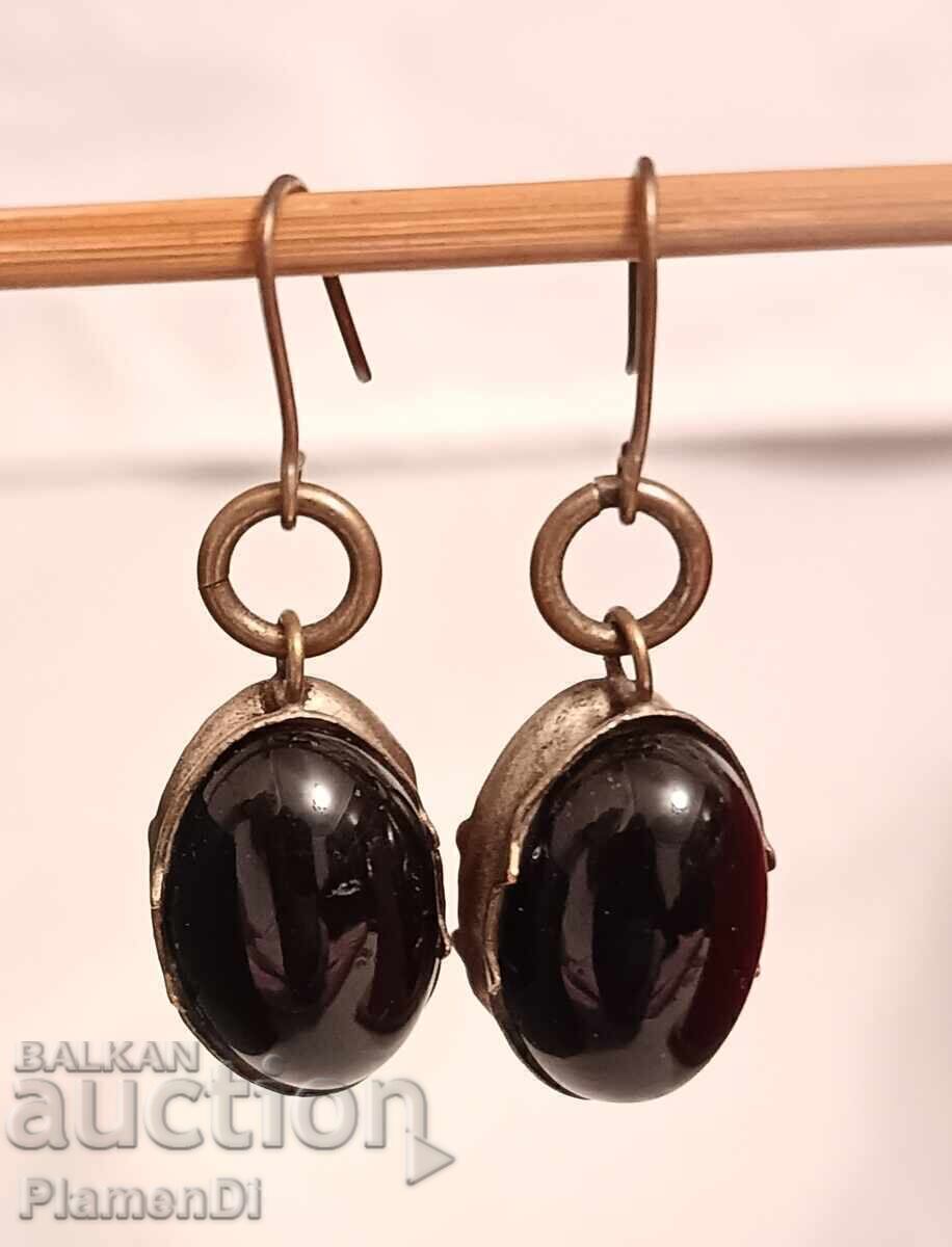 Vintage, antique, silver-plated earrings with price € 5.00 | 9.78 BGN