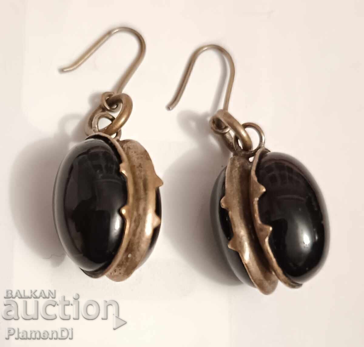 Auction  Vintage, antique, silver-plated earrings