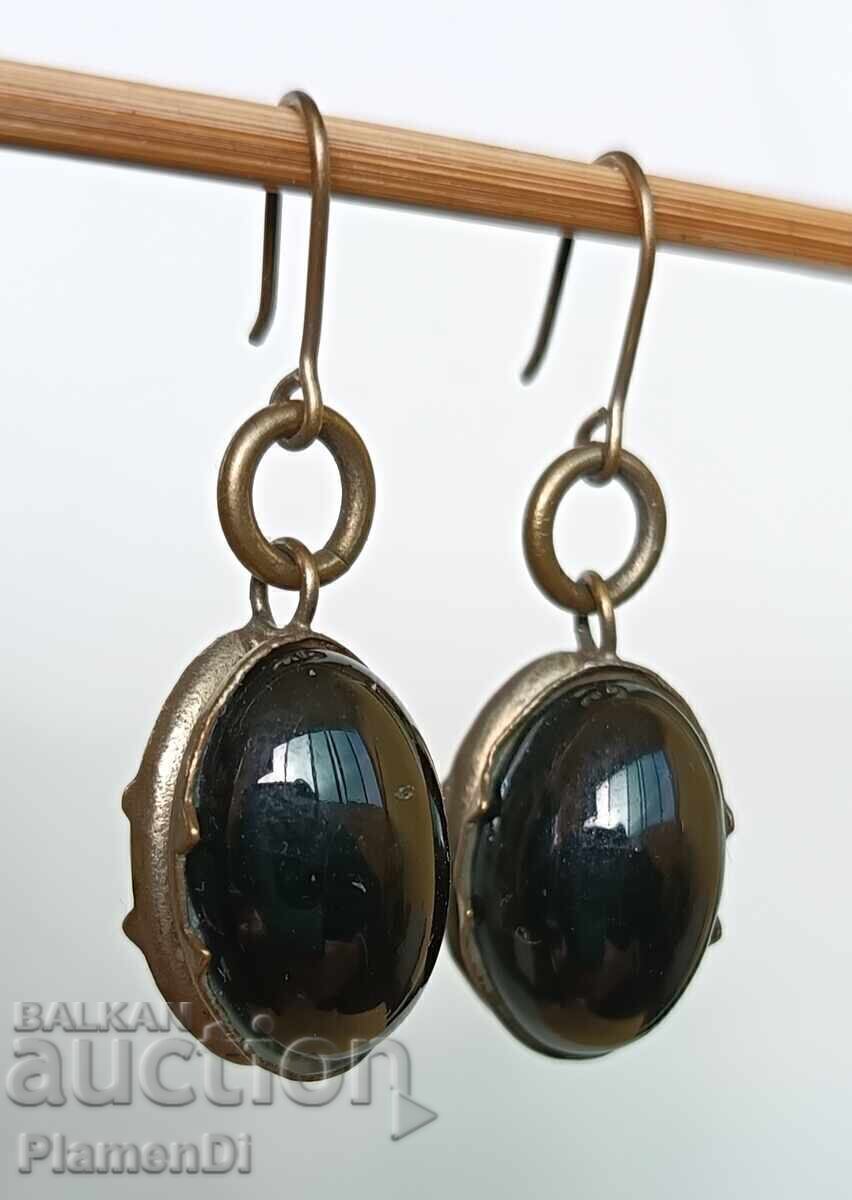 Delivery of Vintage, antique, silver-plated earrings