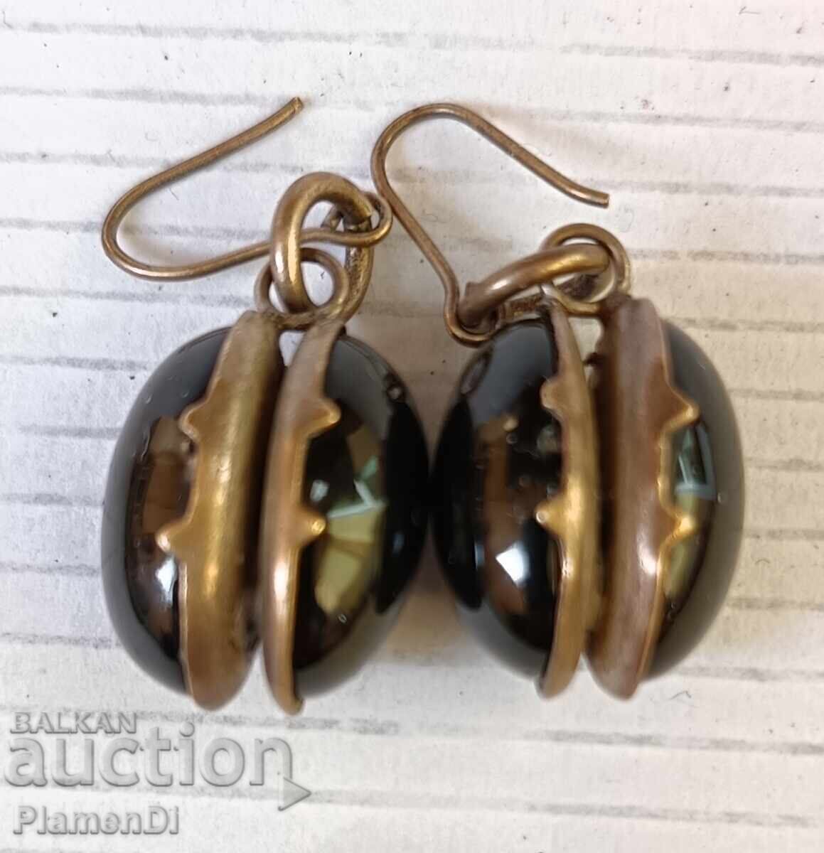 Vintage, antique, silver-plated earrings - 6