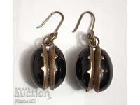 Vintage, antique, silver-plated earrings