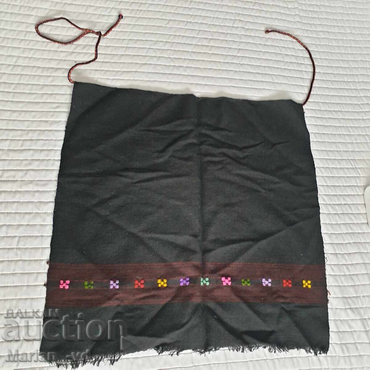An old woolen apron
