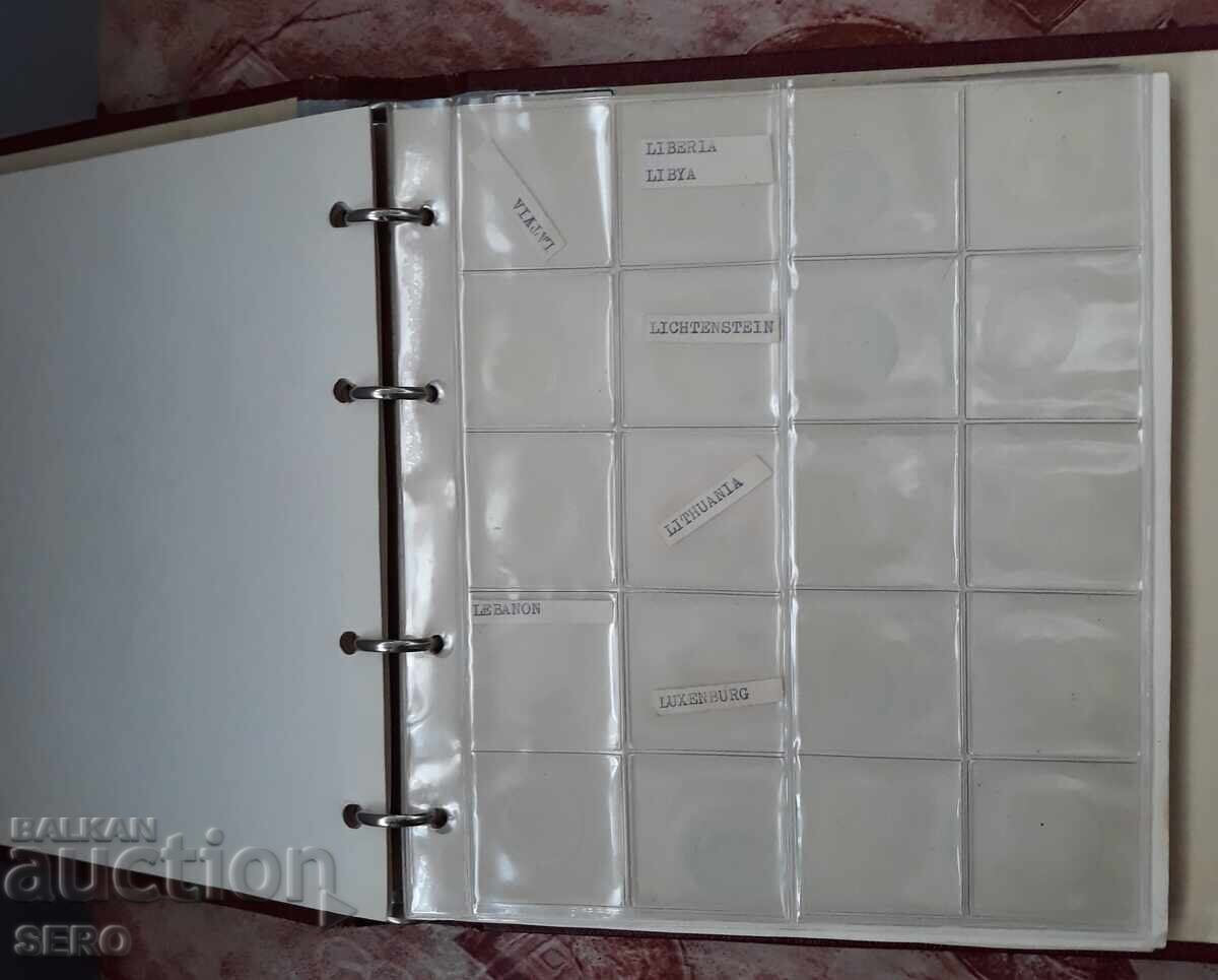 Παράδοση Κλασέρ για νομίσματα με 10 φύλλα για 160 νομίσματα με διαφορετικό μέγεθος