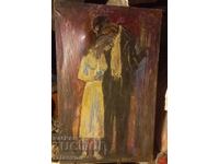 Lucrare veche de maestru, 50×65, nesemnată