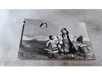 Postcard Mockup and Dolls