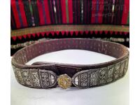 Revival belt silver cut leather perfect 93/4 cm