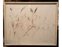 Lili Kichukova, Grafică, carton, 45×60