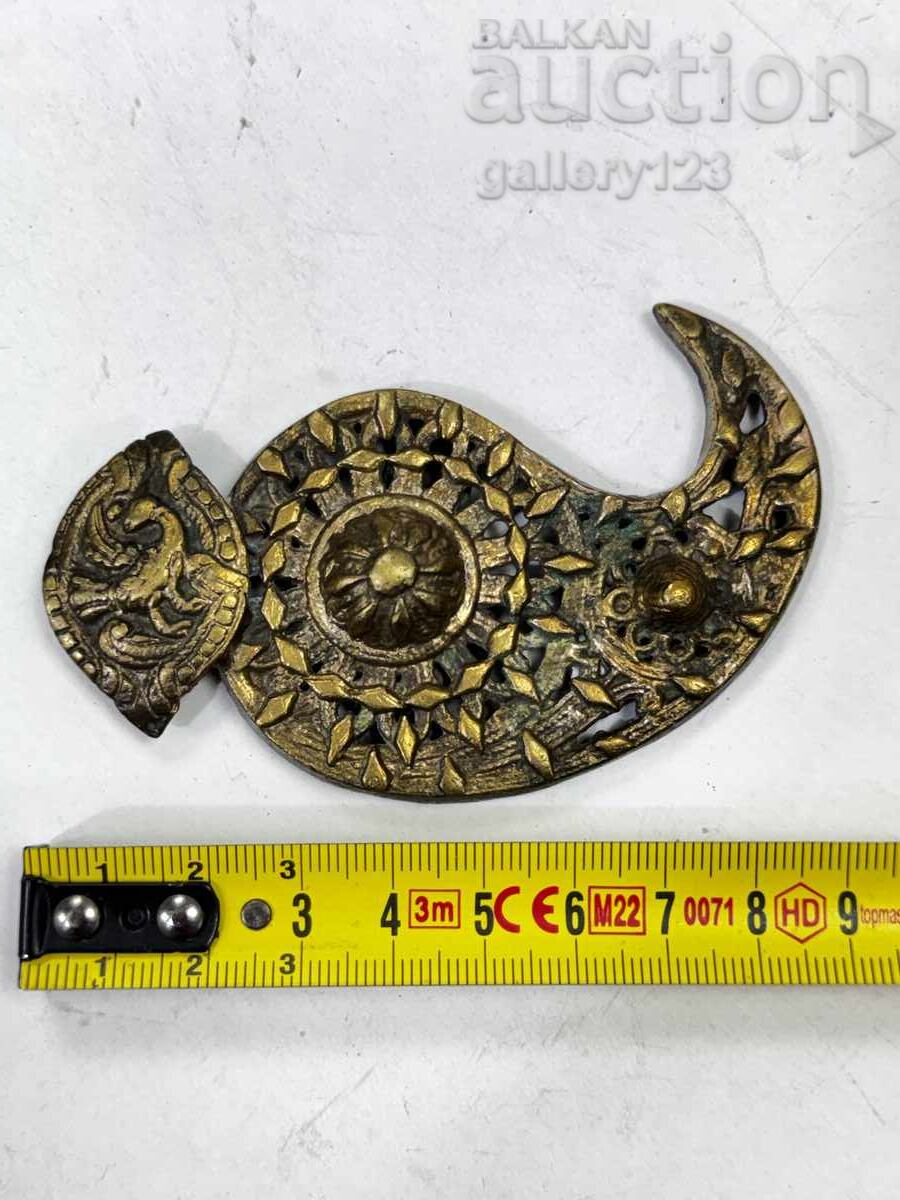 Revival-era buckle, single piece Revival-era buckle, single piece