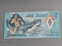 Banknote - Cook Islands - 3 Dollars UNC | 2021