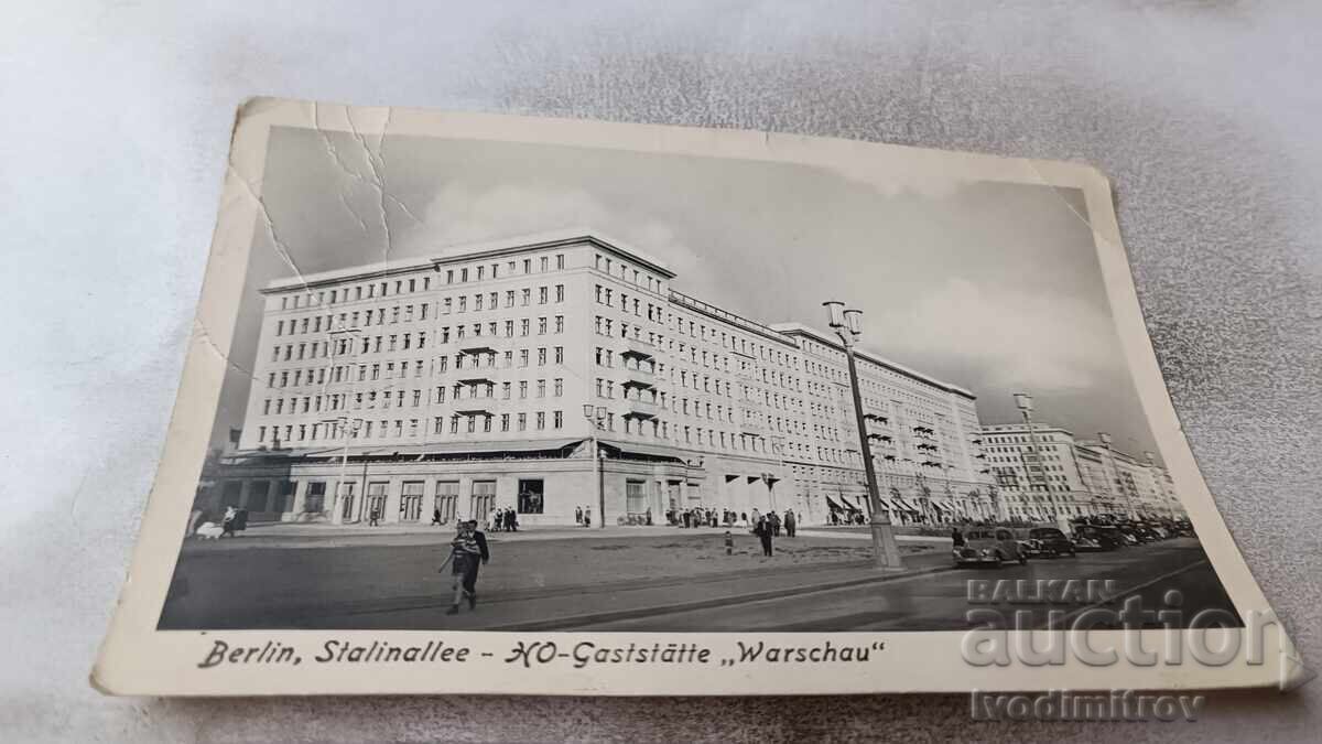 Γραμματόσημο Berlin Stalinallee 1956
