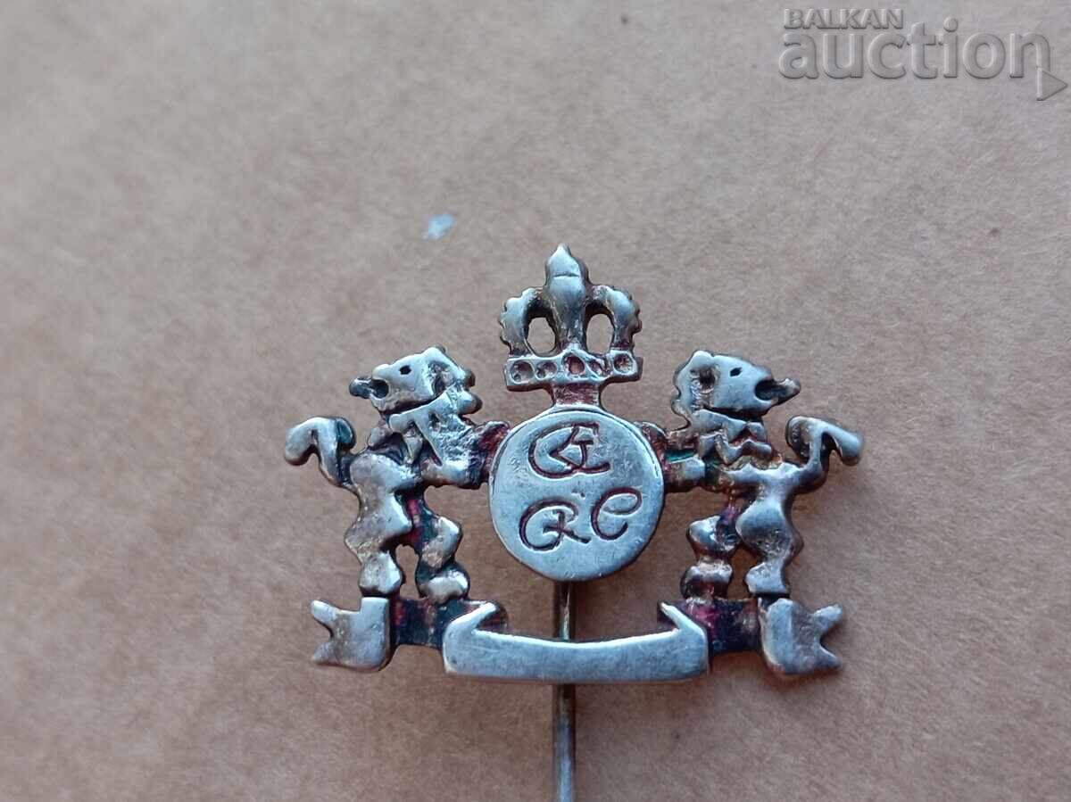 Δημοπρασία Ασημένιο σήμα καρφίτσα με καρφίτσα 925