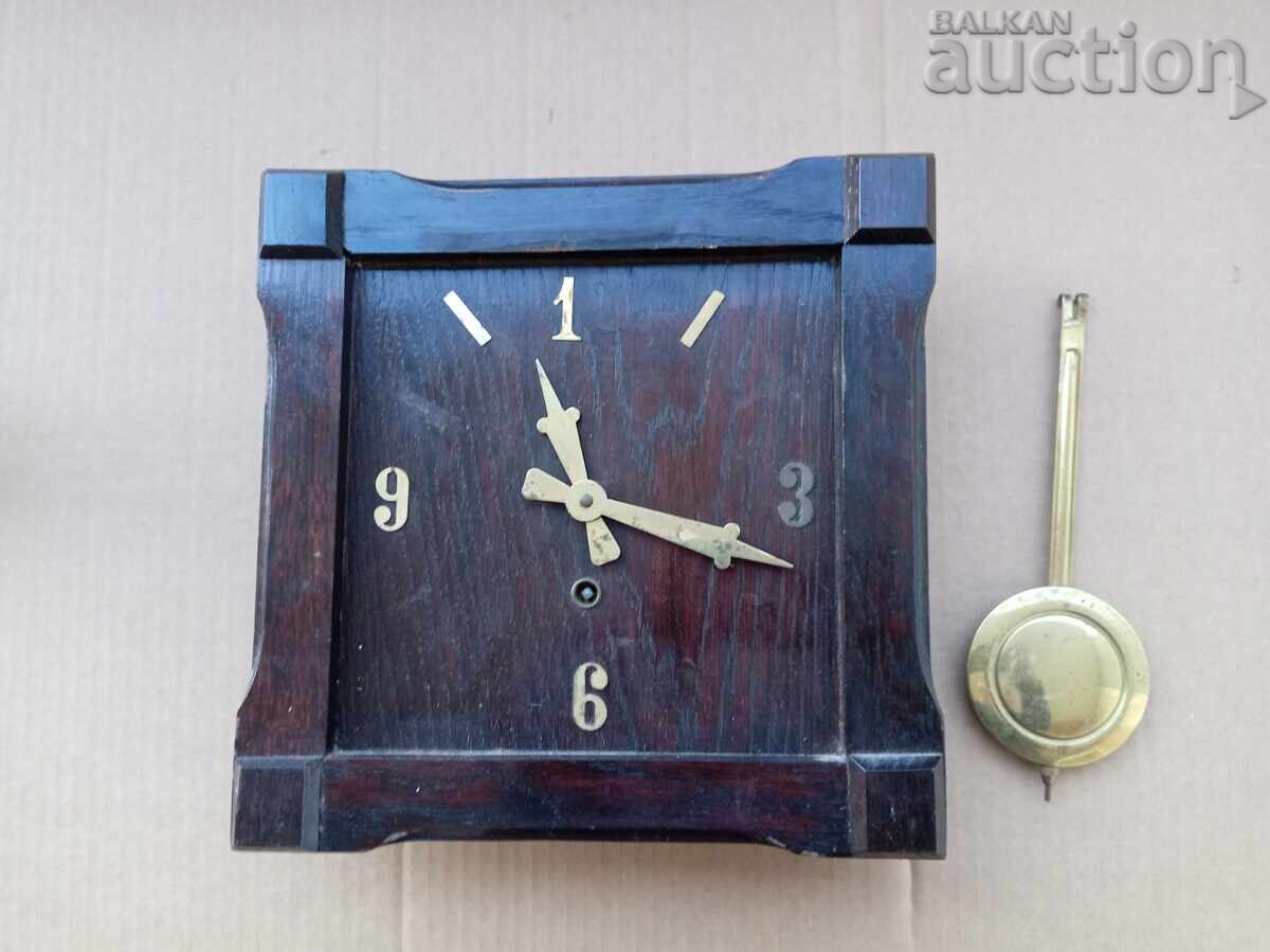 Wall clock, type OChZ, Russia, USSR, non-working, with pendulum