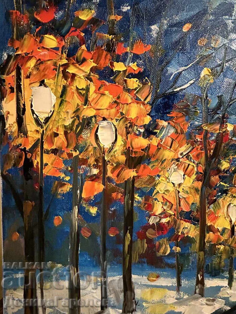 Delivery of Denitsa Garelova painting 50/40 "Shared Winter"