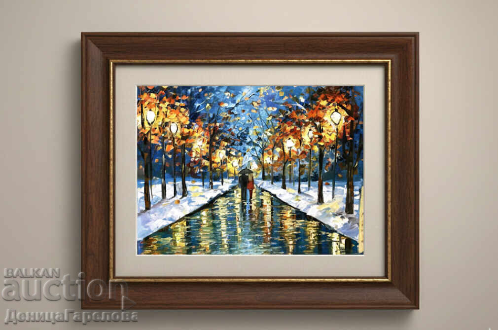 Denitsa Garelova painting 50/40 "Shared Winter" - 6