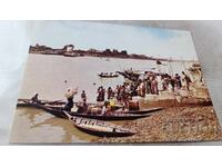 Postcard Sadar Ghat A Busy Bank of Boorhi Ganga