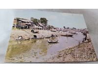 Postcard: Dacca, The Bank of Boorhi Ganga