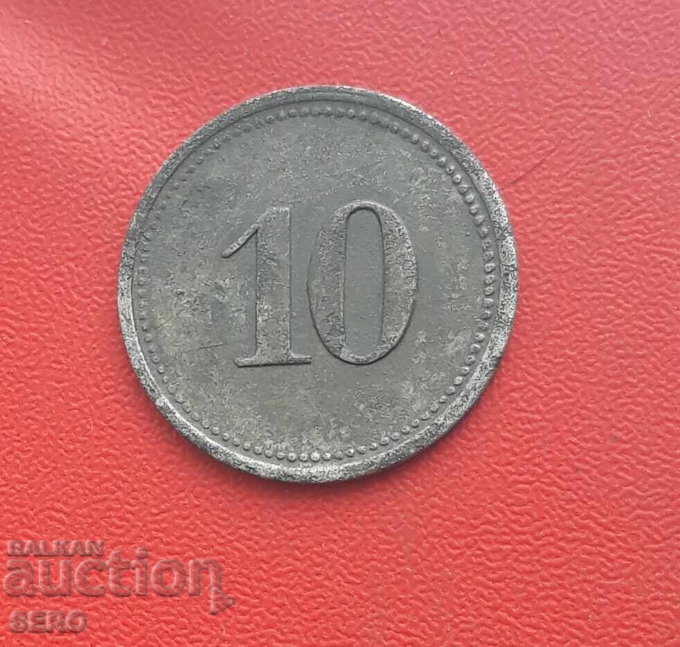 Germany-Bavaria-Sonthofen-10 Pfennig 1917 with price 6.00 BGN | € 3.07