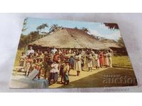 Пощенска картичка Puerto Leguizamo Indios Huitotos