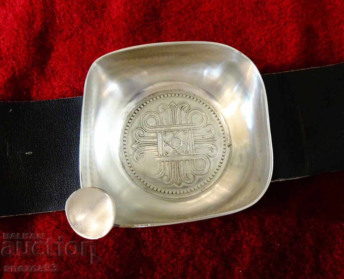 Cenușar de canapea, fotoliu, piele naturală - 5 Cenușar de canapea, fotoliu, piele naturală - 5