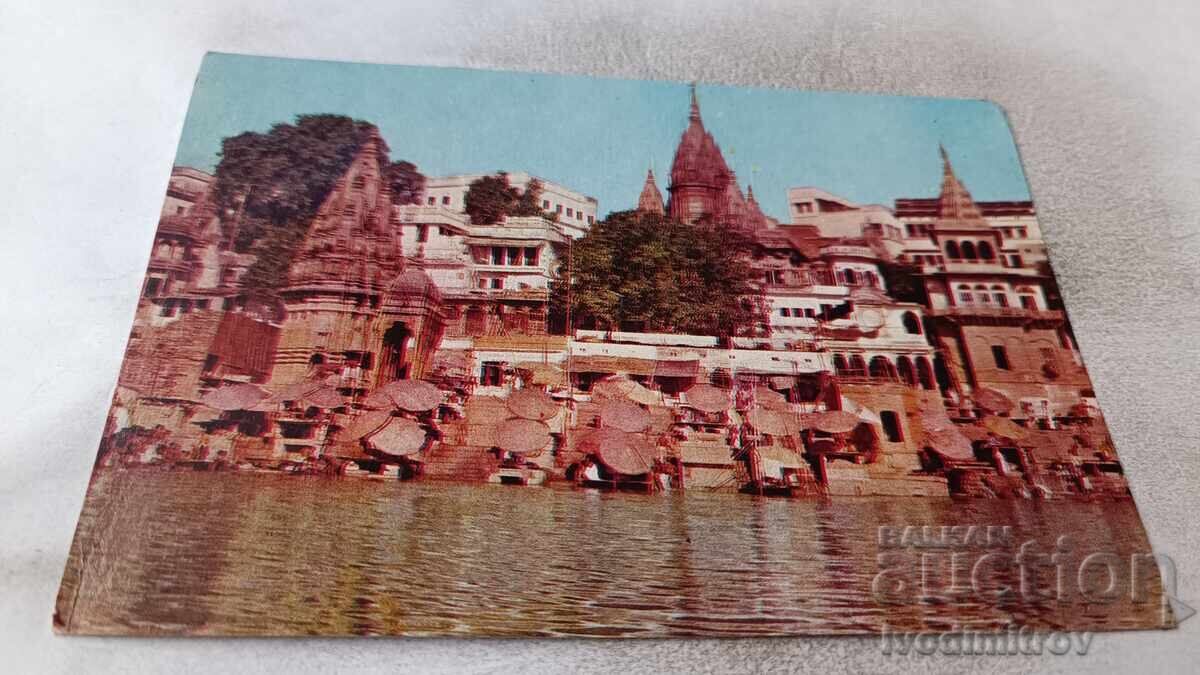 Carte poștală Varanasi Banaras Ghats Carte poștală Varanasi Banaras Ghats