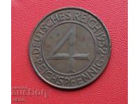 Германия-4 пфенига 1932 А-Берлин