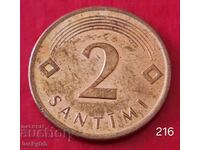 2 cenți 2009 - Letonia