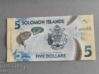 Bancnota - Insulele Solomon - 5 Dolari UNC | 2019