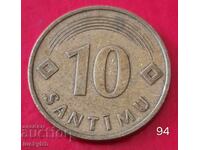 10 σεντ 1992 - Λετονία