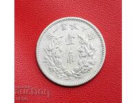 Китай-10 цента 1914-сребърна