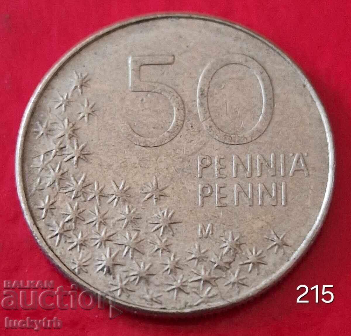 50 πένι 1991 - Φινλανδία 50 πένι 1991 - Φινλανδία