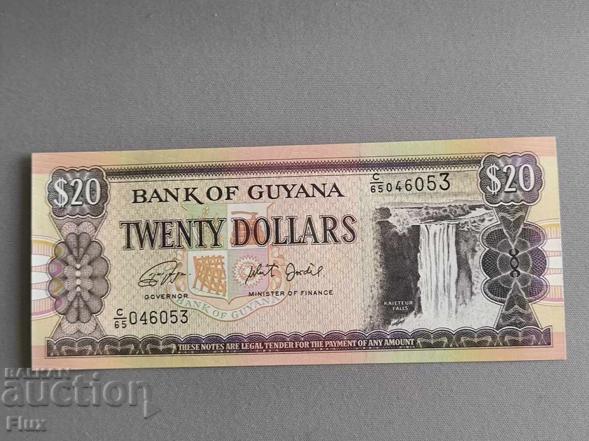 Banknote - Guyana - 20 Dollars UNC | 2018
