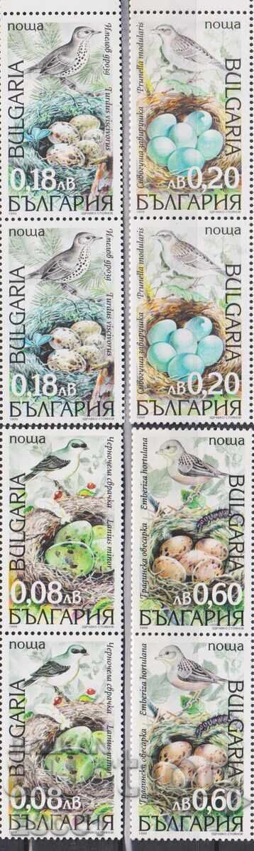 Καθαρές γραμματόσημες Φαύνα Πτηνά 1999 από Βουλγαρία